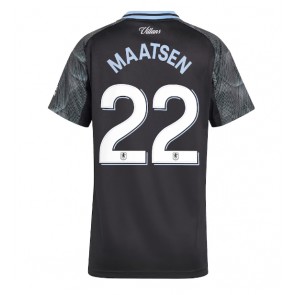 Aston Villa Ian Maatsen #22 Udebanetrøje Dame 2025-26 Kortærmet
